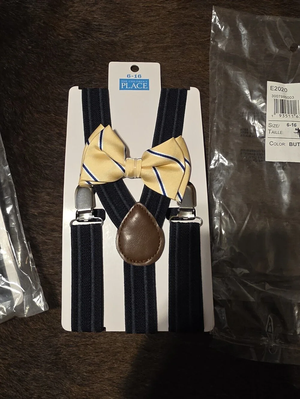 The Children's Place Suspenders And Bow-Tie Sets X2, NWT